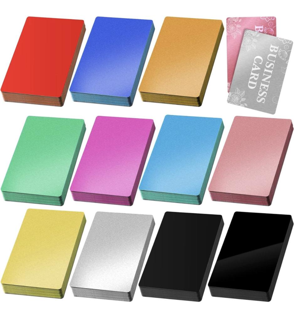 Laser Engraved Metal Card