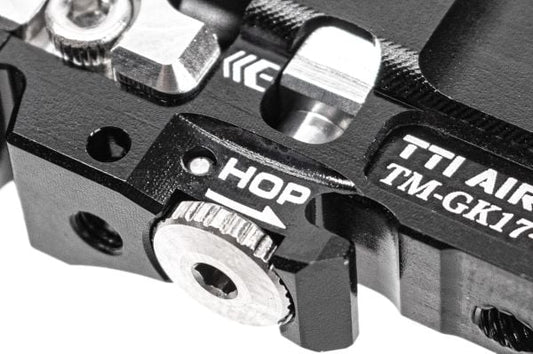 TTI AIRSOFT Infinity One Piece Full CNC TDC Hop Up Chamber-Black for Tokyo Marui Spec Gen4 G17