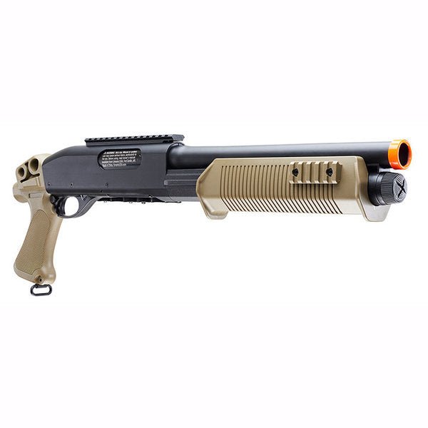 Tactical Force Tri-Shot Spring Powered Airsoft Pump Shotgun - Jefe's Airsoft SolutionsblackdeviceMAP