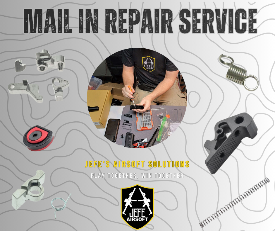 How our AAP-01 Mail in Repair Service Works – Jefe's Airsoft Solutions