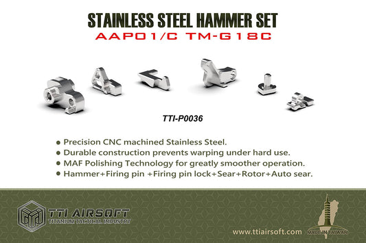 TTI Full Hammer Set Stainless Steel