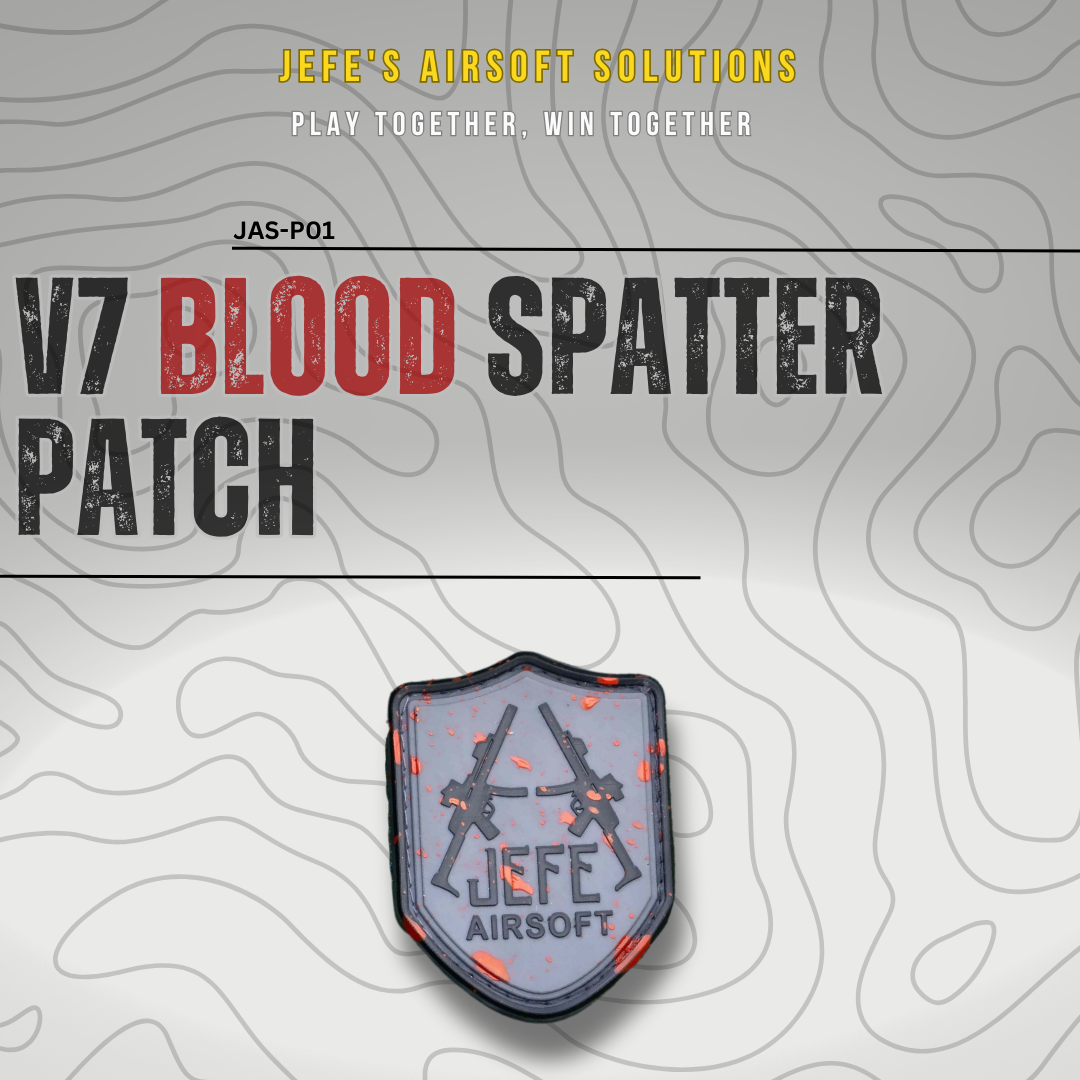 Jefe Airsoft V7 GB Blood Spatter Patch