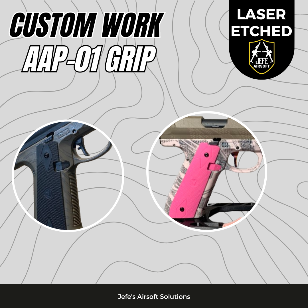 Laser Etching- Grip AAP-01 Service – Jefe's Airsoft Solutions