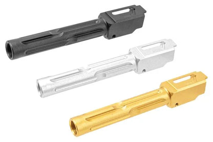 TTI Airsoft CNC Aluminum 11mm CW Threaded Fixed Outer Barrel Type B For Umarex / VFC Glock 17 Gen5 / G45 GBBP Series