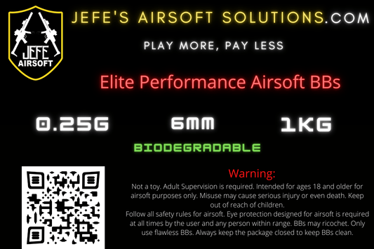 Elite Airsoft BBs Biodegradable - 0.25g 1kg - Jefe's Airsoft Solutionsbbslabor daysubscription