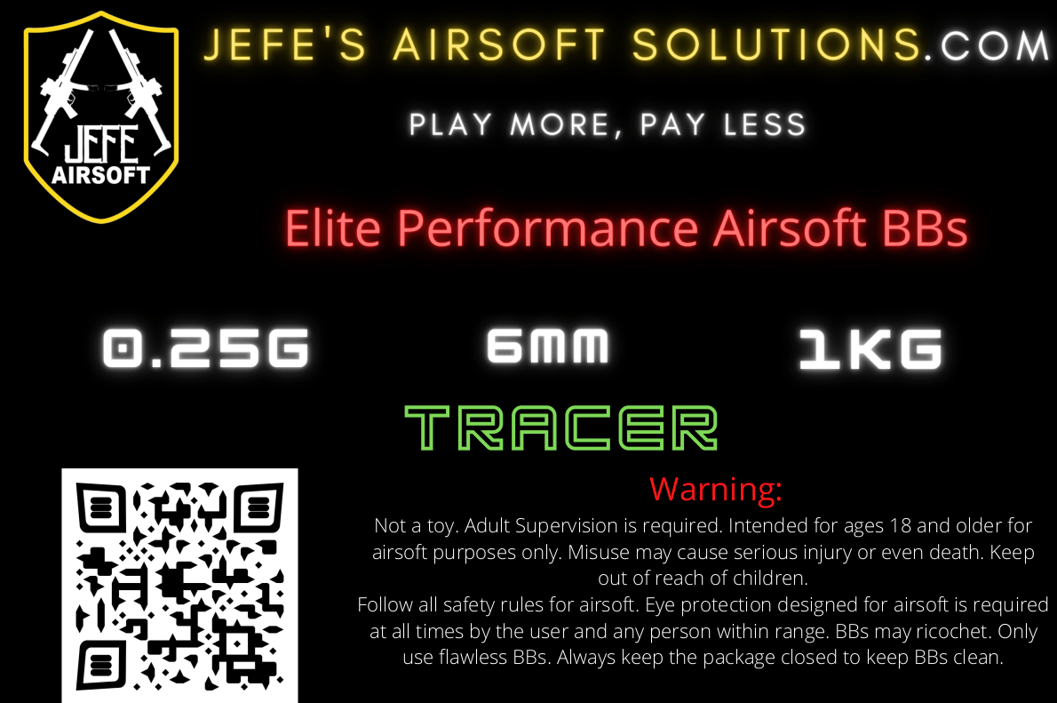 Elite Airsoft Tracer BBs- 0.25g 1kg - Jefe's Airsoft Solutionsbbslabor daysubscription