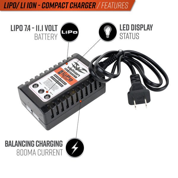 Valken 2-3 Cell LiPo Compact Smart Charger - Jefe's Airsoft SolutionschargerMAPNew